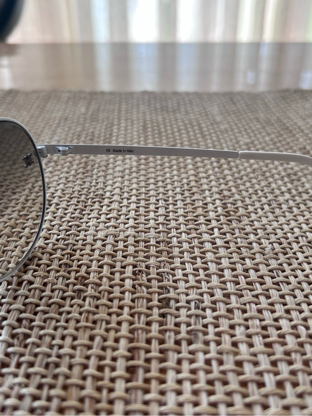 Celine Sunglasses w/White Metal Aviator Frame & Dark Gray Gradient Lens w/Case. - Picture 7 of 13